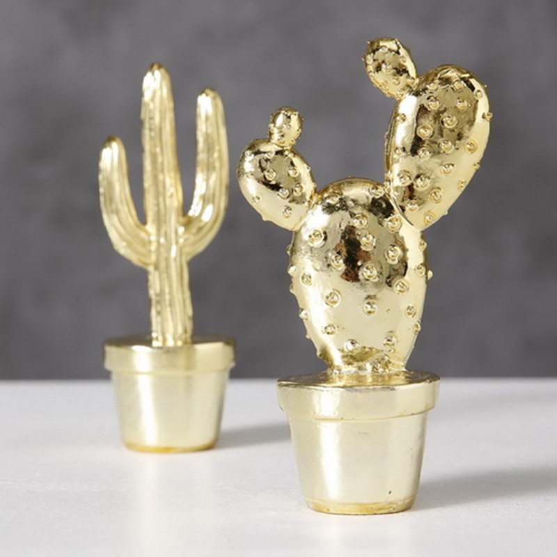 Набор статуэток Golden Cactus Figurine