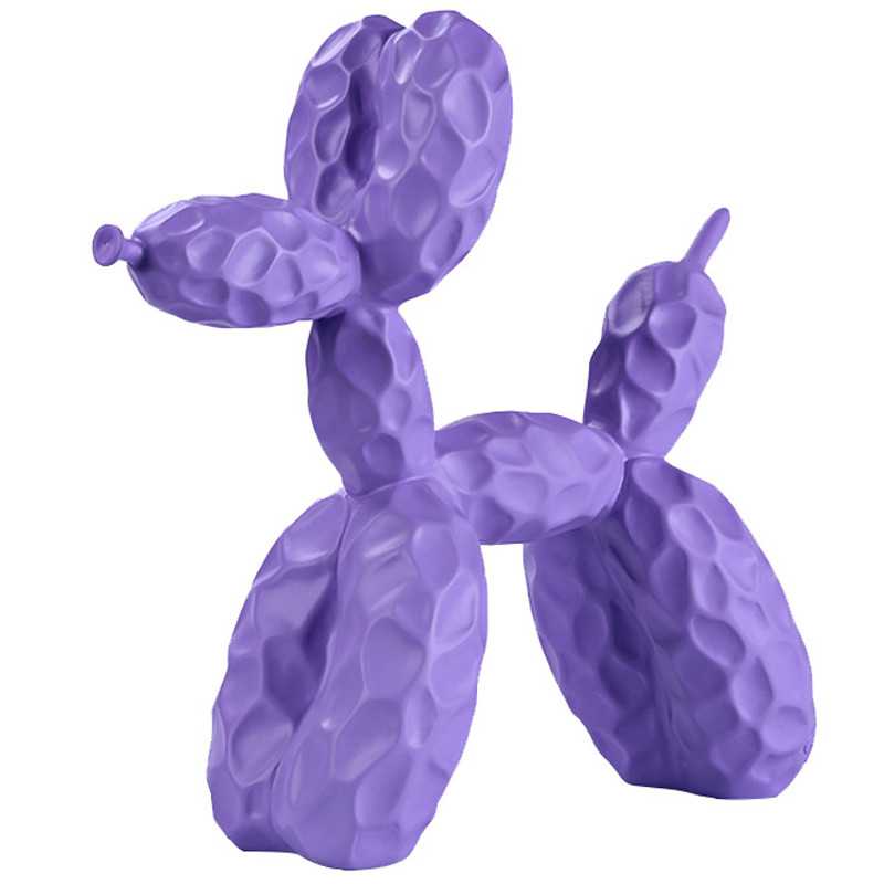 Статуэтка Jeff Koons Balloon Dog Crumpled Lilac