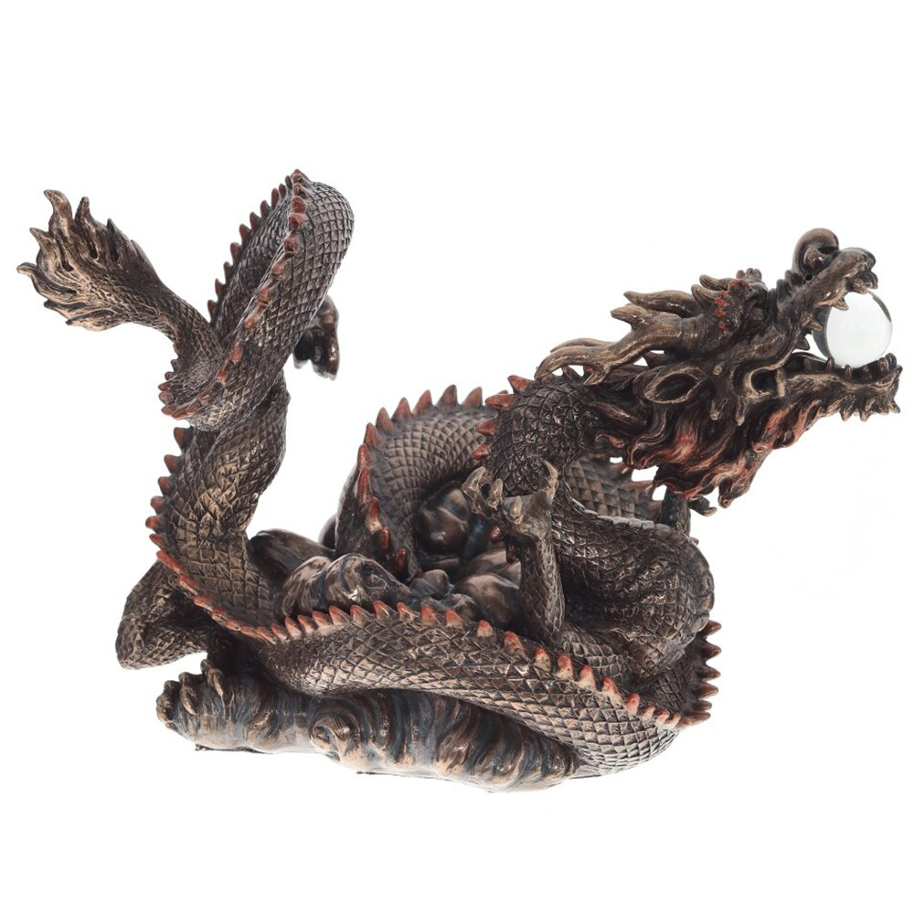 Декоративная статуэтка Дракон Фуцанлун Fuzanglong Dragon Brown Statuette