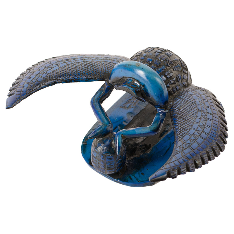 Статуэтка Скарабей Scarab Beetle with Wings blue