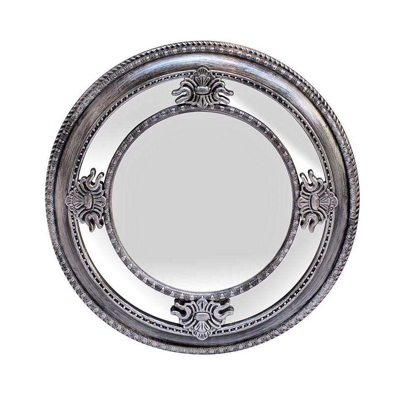 Зеркало Silver Round Mirror