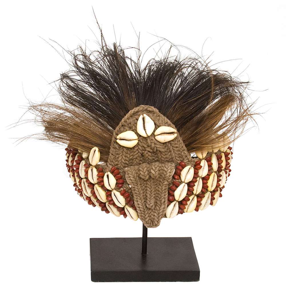 Традиционный индонезийский головной убор на подставке Aboriginal Headdress