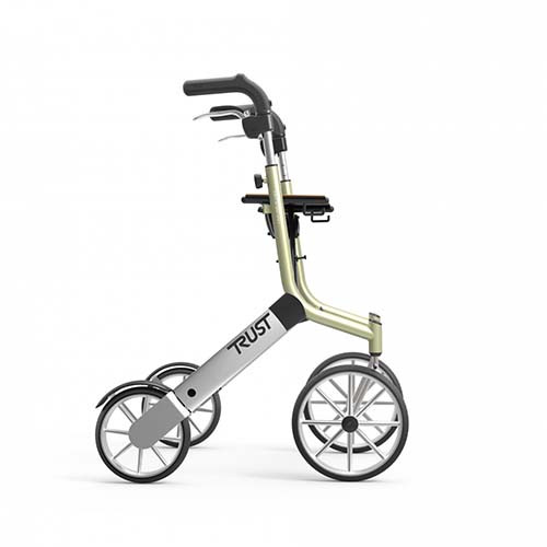 Trust Care Let&apos;s Go Out rollator beige/zilver
