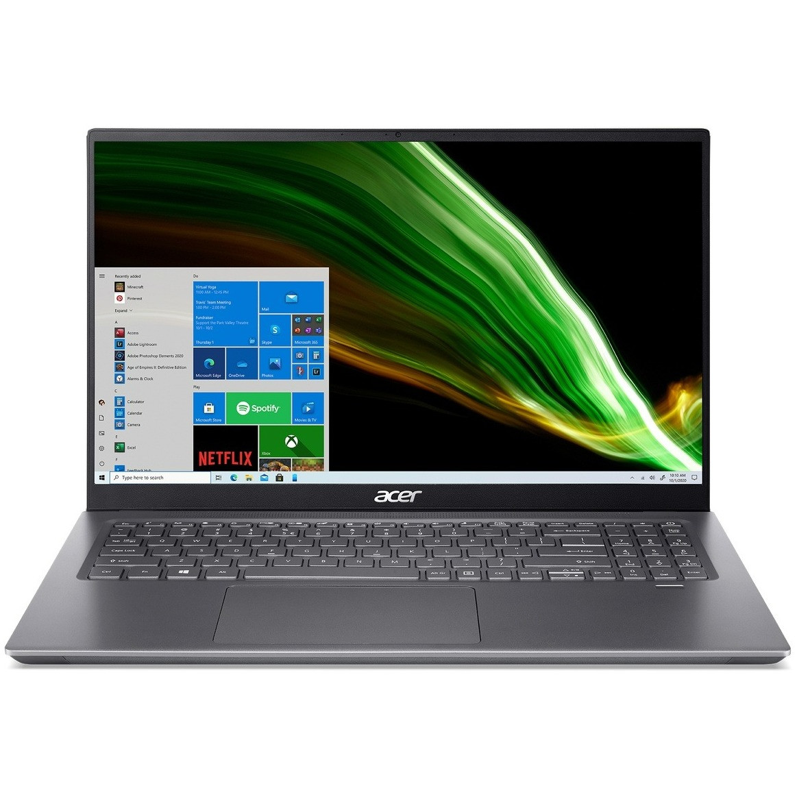 Acer Swift X SFX16-51G-52NK Laptop Grijs