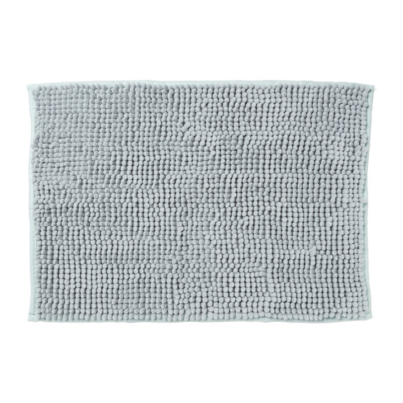Badmat chenille - grijs - 40x60 cm
