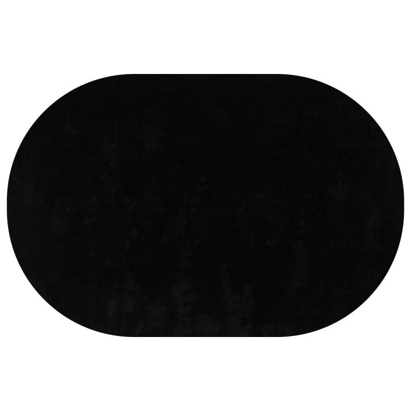 Vloerkleed Cowan zwart 160x230 ovaal