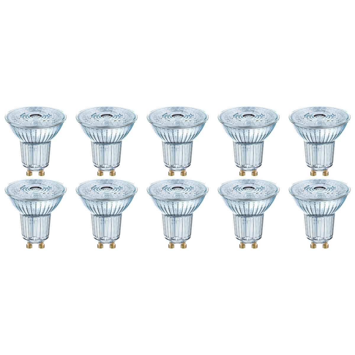LEDVANCE - LED Spot 10 Pack - Parathom PAR16 927 36D - GU10 Fitting - Dimbaar - 3.7W - Warm Wit 2700K | Vervangt 35W