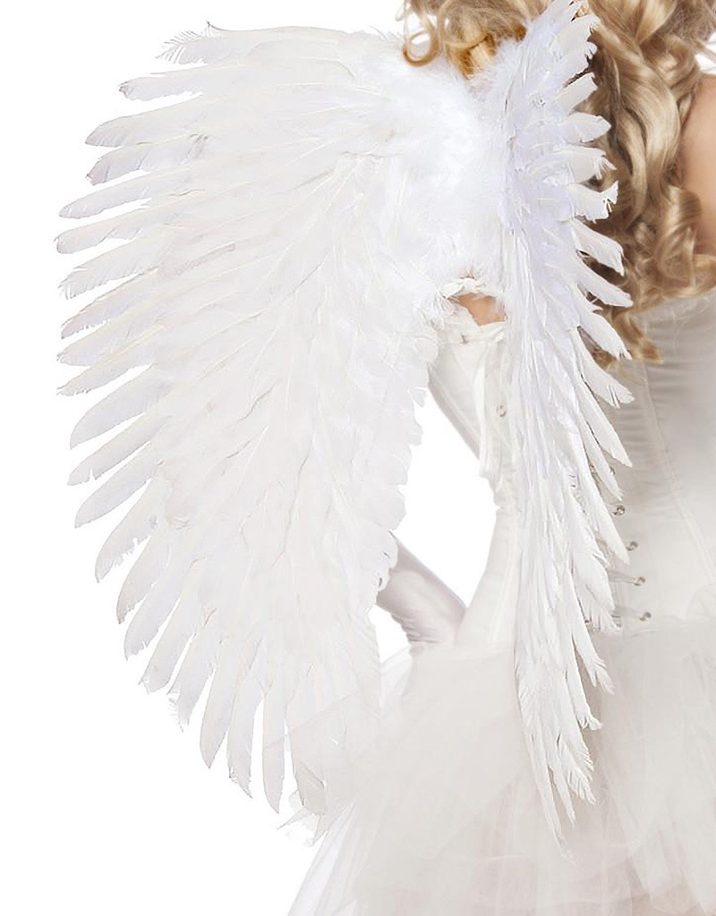 Grote witte engelen vleugels