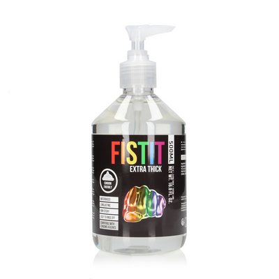 Fist It by Shots Extra Thick Lubricant - Rainbow - 17 fl oz / 500 ml - Pump