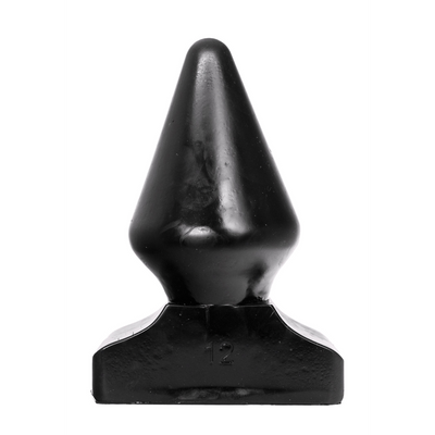 All Black Butt Plug - 9 / 23 cm