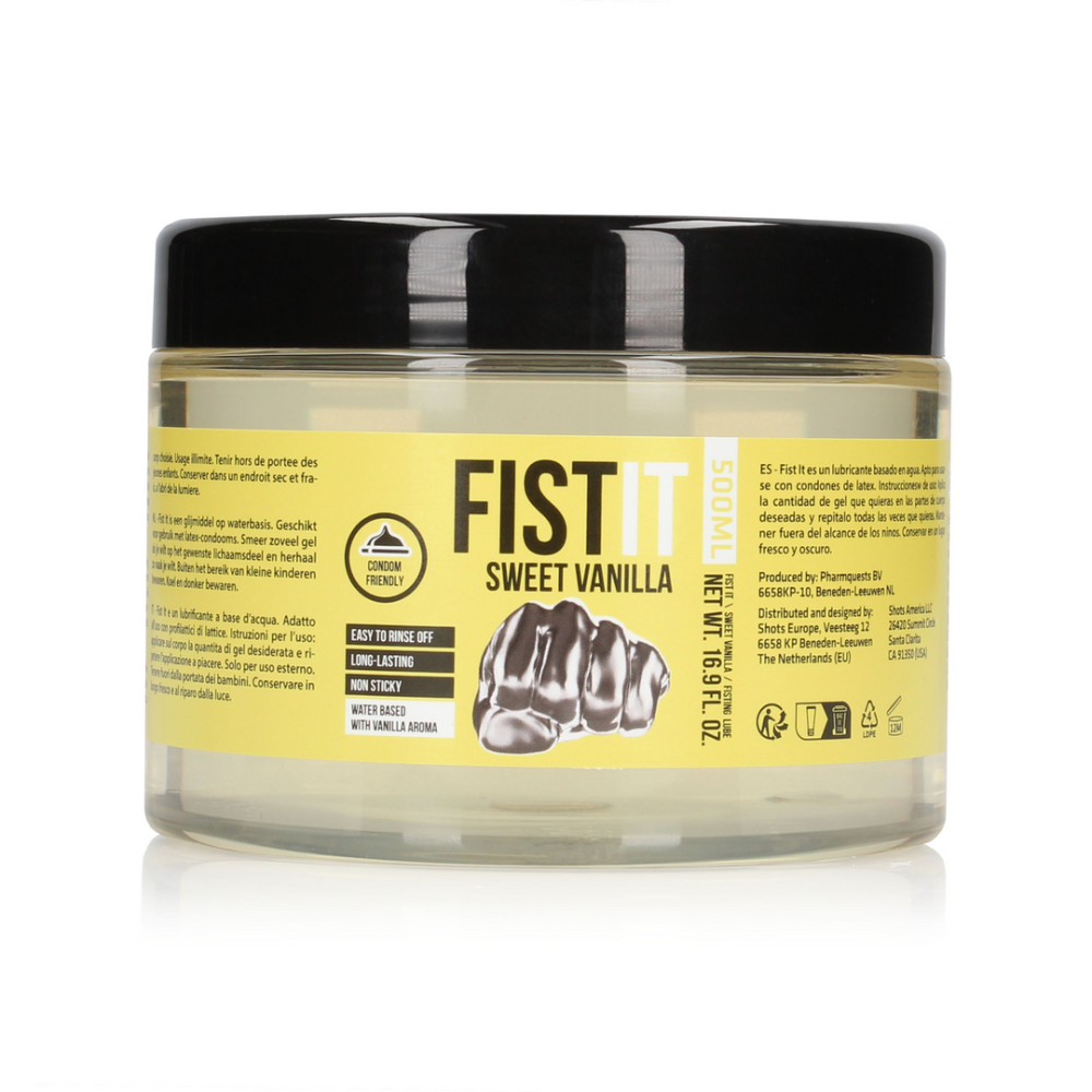 Fist It by Shots Extra Thick Lubricant - Vanilla - 17 fl oz / 500 ml
