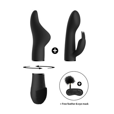 Switch by Shots Pleasure Kit #1 - Vibrator with Different Attachments