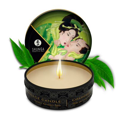 Shunga Mini Massage Candle - Exotic Green Tea - 1 oz / 30 ml