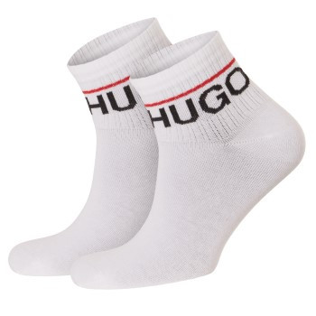 HUGO 2 stuks Label Rib Short Socks
