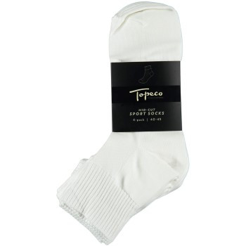 Topeco 6 stuks Mid Cut Sport Socks