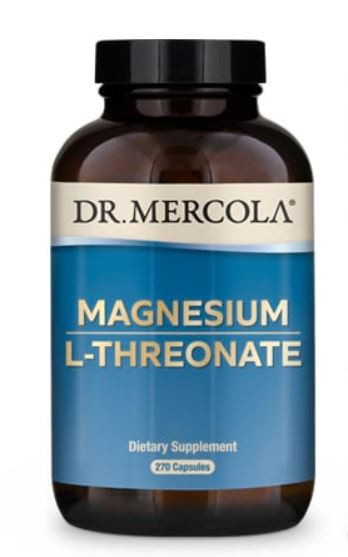 Magnesium L-Threonate (270 Capsules) - Dr. Mercola