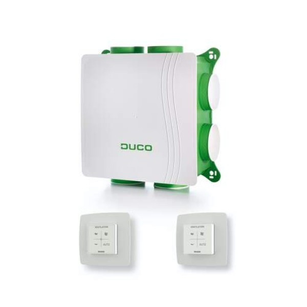 Duco DucoBox Silent All-in-one Randaarde + CO2 Sensor + Afstandsbediening