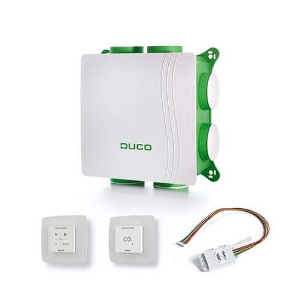 Duco DucoBox Silent Alles-in-1 Ventilatiebox Randaarde Met CO2 Senser En Vochtsensor