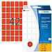 HERMA Multifunctionele etiketten 2382 Rood 16 x 22 mm 32 Vellen 