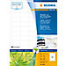 HERMA Etiketten van gerecycled papier 10820 Wit A4 38 x 21 mm 100 Vellen 