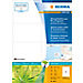 HERMA Adresetiketten van gerecycled papier 10827 Wit A4 99,1 x 67,7 mm 100 Vellen 
