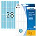 HERMA Multifunctionele etiketten 2363 Blauw 13 x 40 mm 32 Vellen 