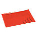 Jalema Dossiermappen Secolor A4 Rood Karton Ongelijkzijdig 31 x 22 cm
