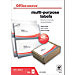 Office Depot Rechte hoeken Multifunctionele etiketten Wit 200 stuks
