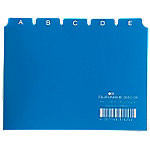 DURABLE 3660-06 Plastic scheidingstabbladen Blauw A6 Plastic 14,8 x 10,5 cm 25 Stuks