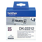 Brother DK Continu papiertape DK-22212 Zwart op Wit 62 mm x 15,24 m