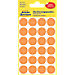 AVERY Zweckform 3173 Markeringspunten Neon oranje 18 x 18 mm 4 Vellen 