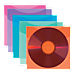 Hama CD/DVD beschermhoes Polypropyleen Blauw Groen Oranje Paars Rood 1 x CD/DVD 50 Stuks