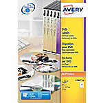 Avery L7860-20 CD/DVD/Diskette Etiketten A4 Wit 20 Vellen 