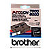 Brother Etiketten TX-355 Wit op Zwart 24 mm x 15 m