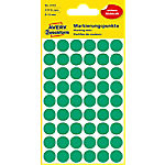 AVERY Zweckform 3143 Markeringspunten Speciaal Groen 12 x 12 mm 5 Vellen 