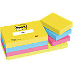 Post-it Sticky Notes 51 x 38 mm Groen, roze, blauw, geel 12 Stuks 