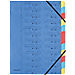 Office Depot Sorteermap A4 Blauw glanskarton 24 vakken 24 x 32 cm
