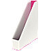 Leitz WOW Tijdschriftencassette Wit, roze A4 Polystyreen 7,3 x 27,2 x 31,8 cm