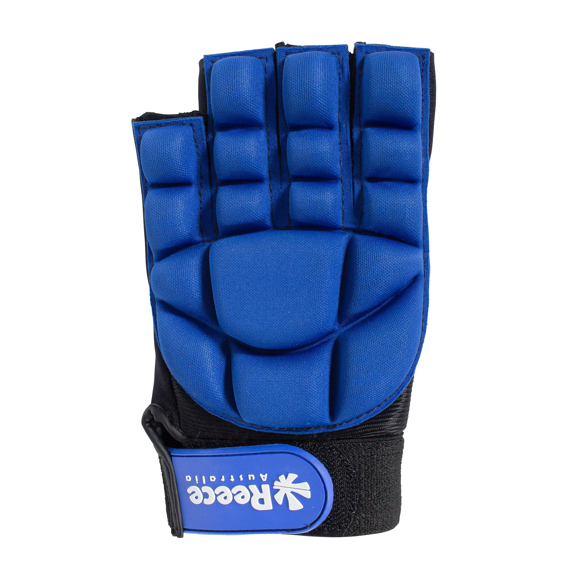 Hockey Handschoen Comfort Half Finger Blauw