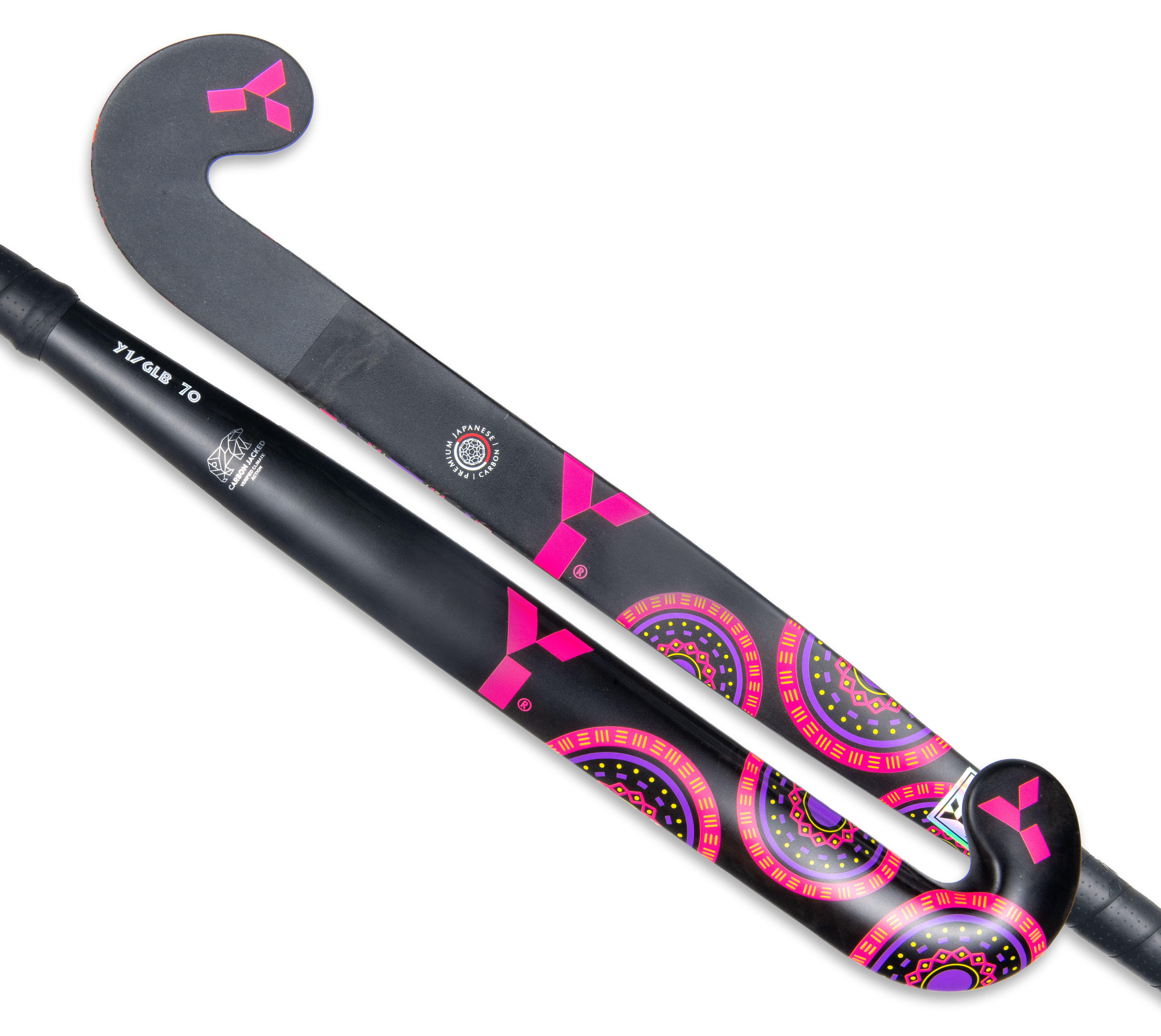 Hockeystick GLB 70 Lowbow Zwart Roze