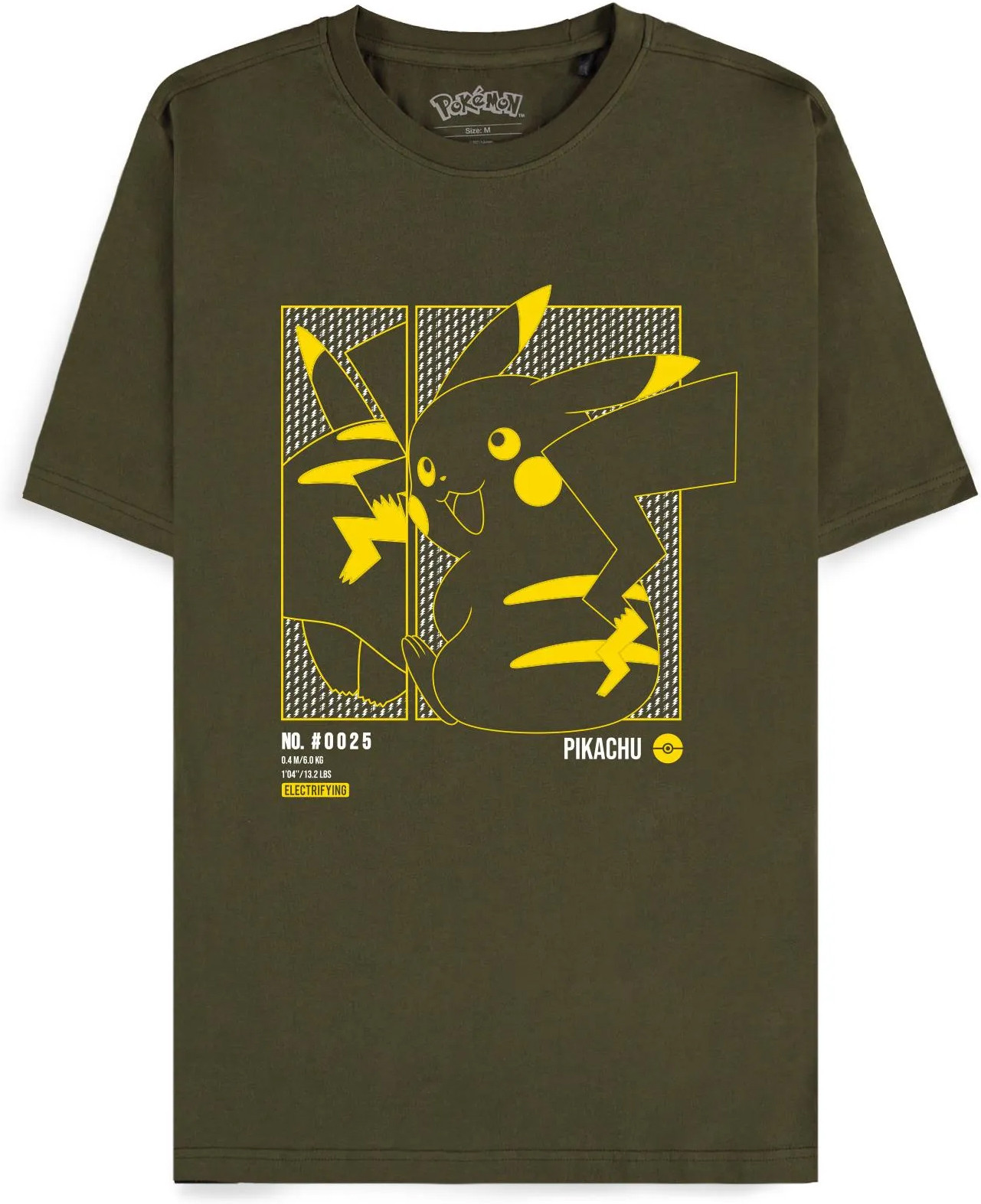 Pokémon - Green Pikachu Men's Short Sleeved T-shirt