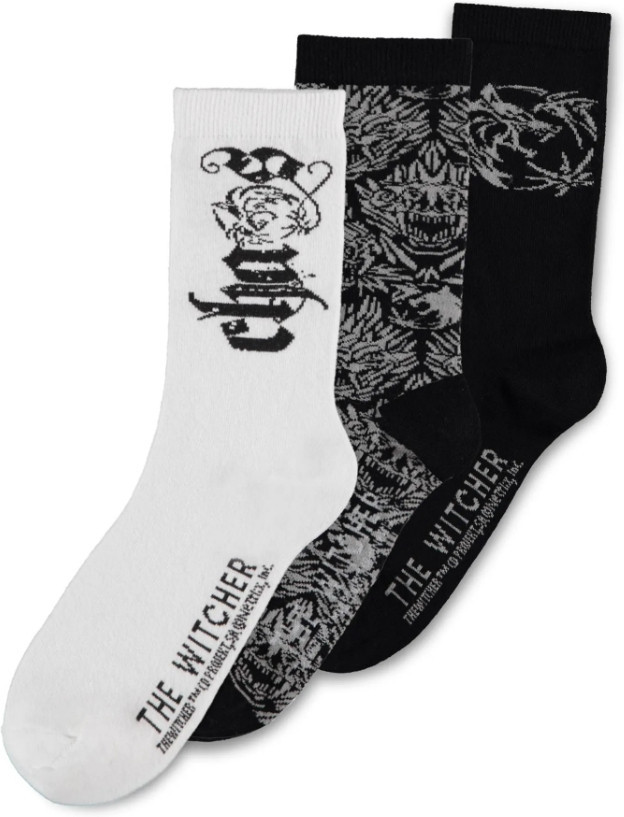 The Witcher - Chaos Magic - Men's Crew Socks (3Pack)