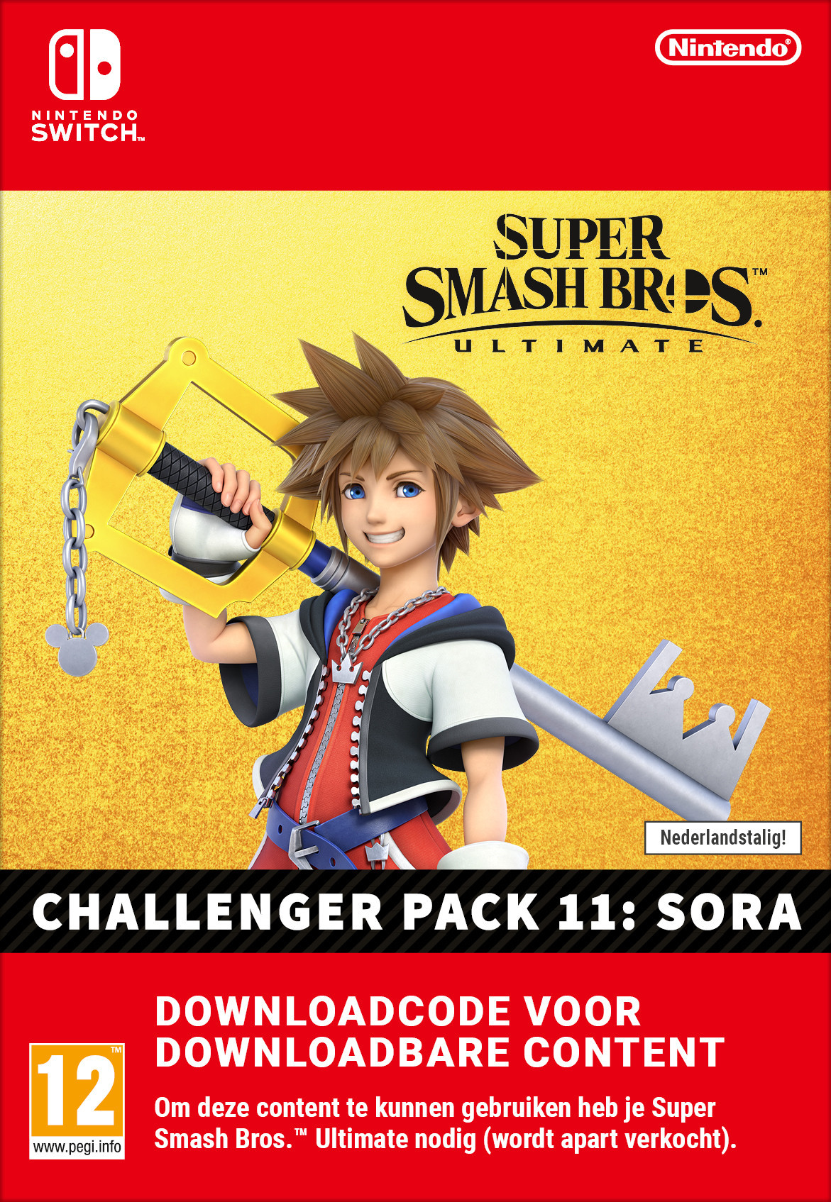 AOC Super Smash Bros. Ultimate Challenger Pack 11: Sora DLC (extra content)
