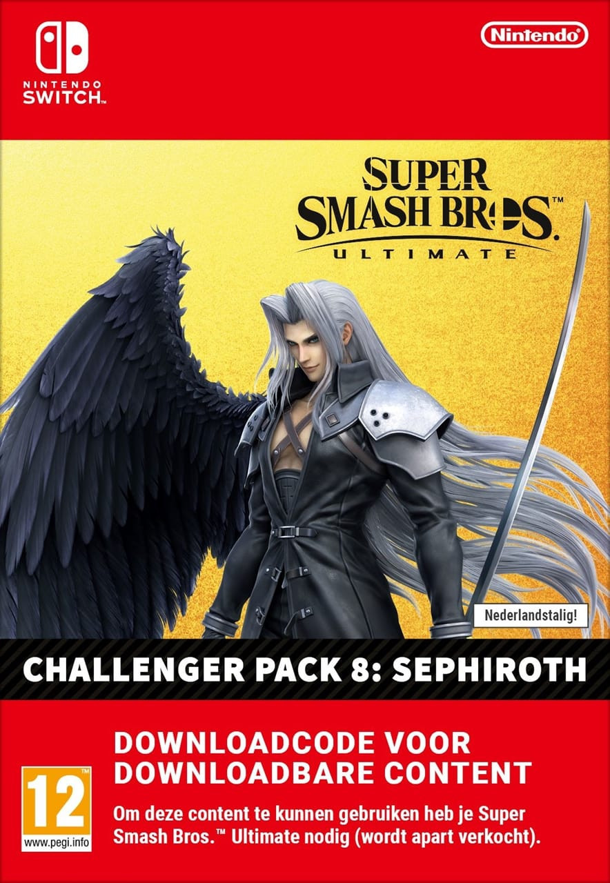 AOC Super Smash Bros. Ultimate Challenger Pack 8: Sephiroth from FINAL FANTASY VII DLC (extra content)