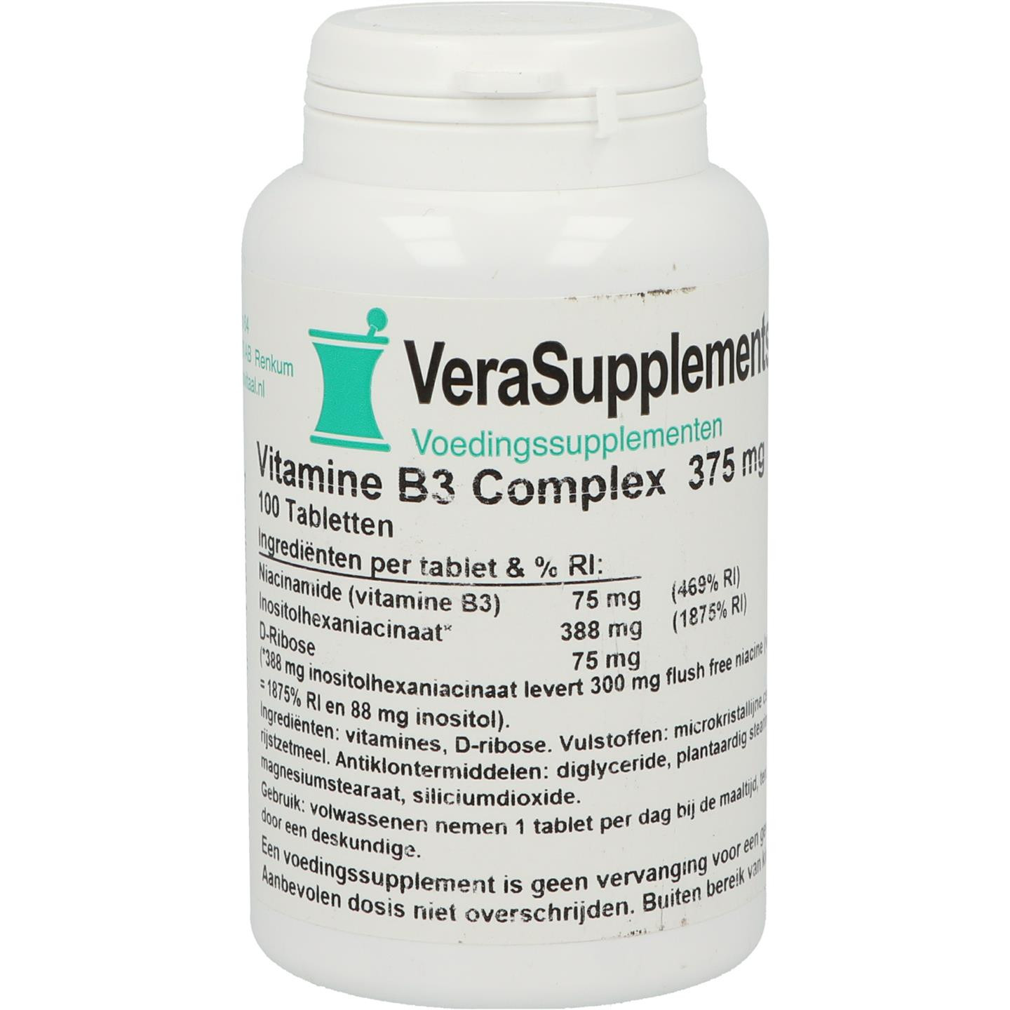 Vitamine B3 complex 375 mg
