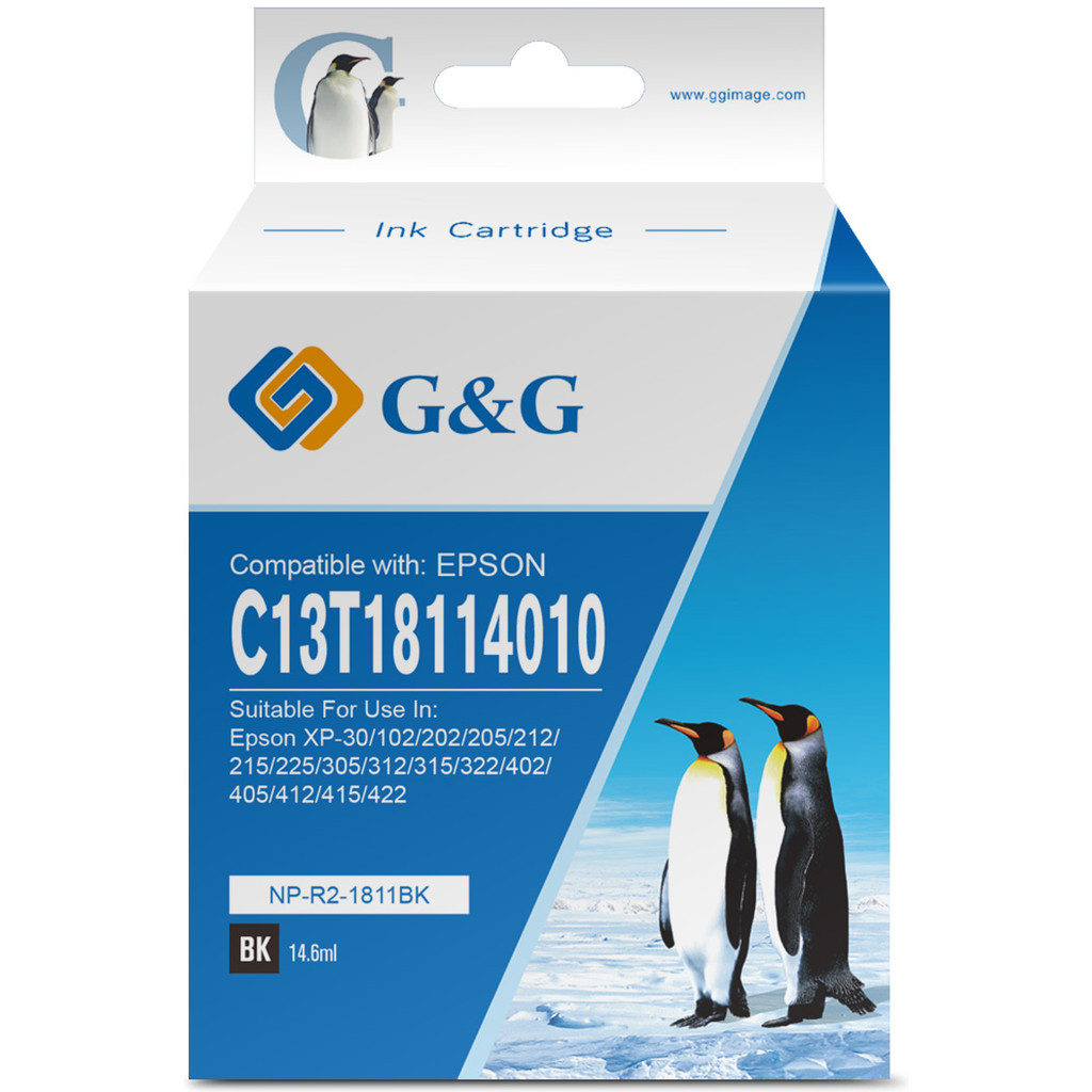 G&G 18XL Cartridge Zwart