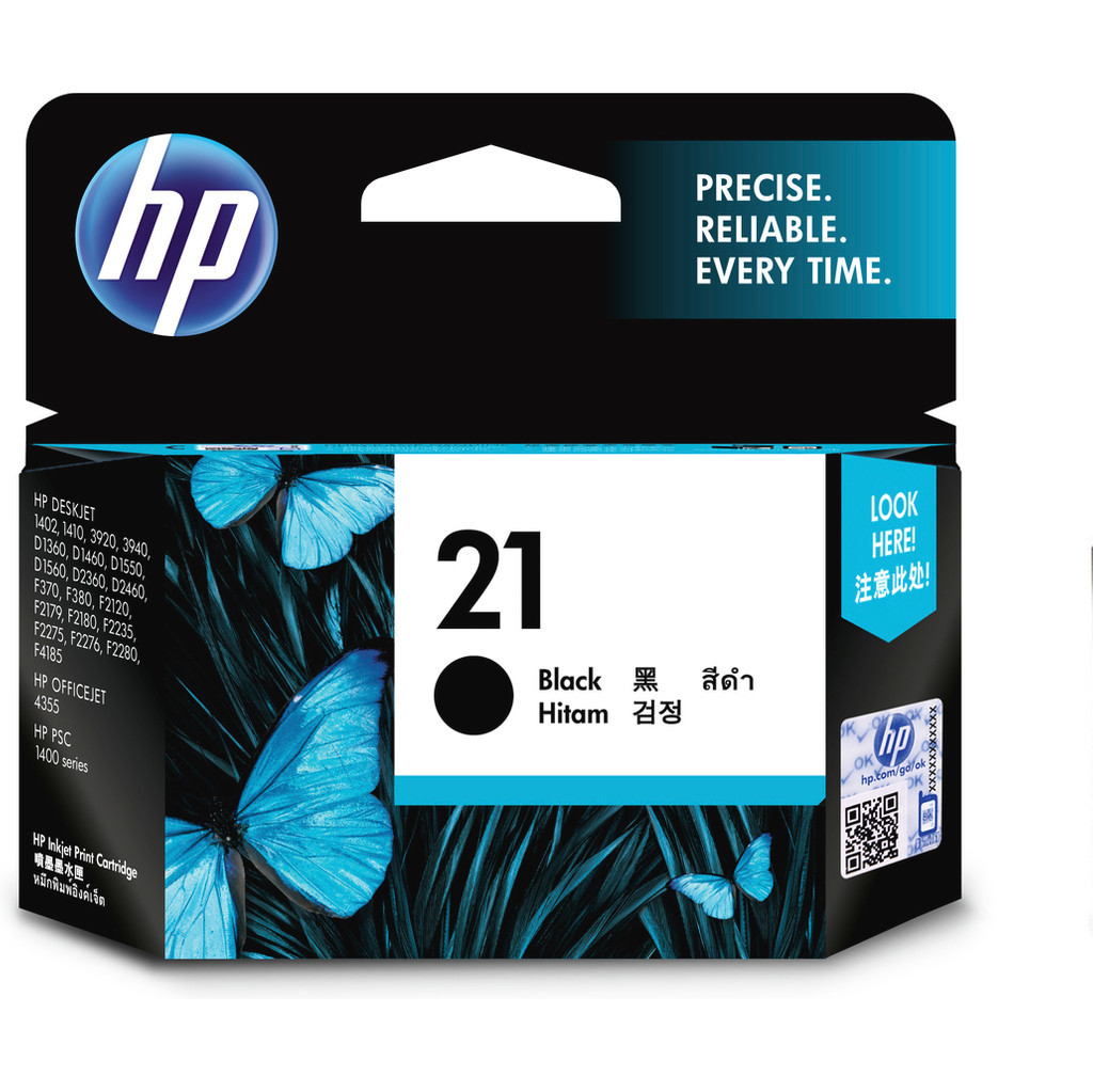 HP 21 Cartridge Zwart