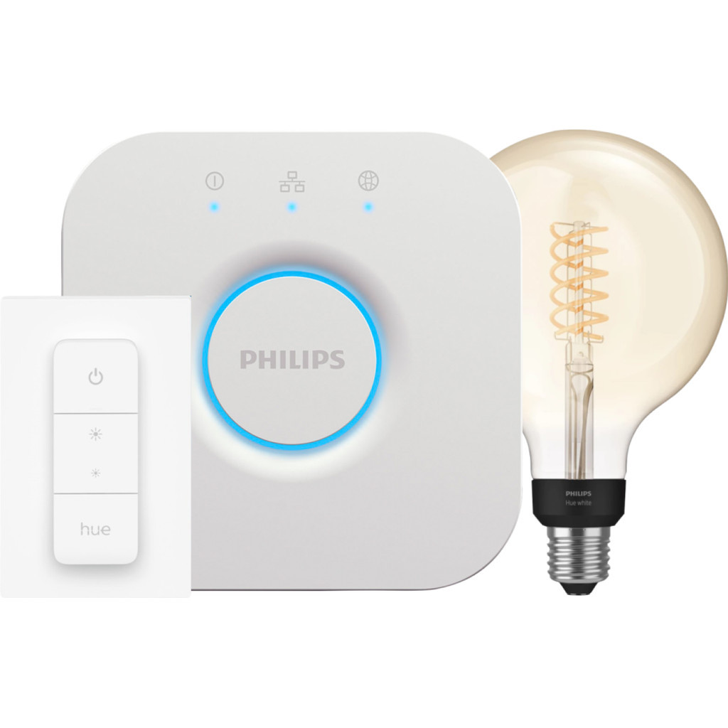 Philips Hue Filament White Globe XL 2-Pack Startpakket