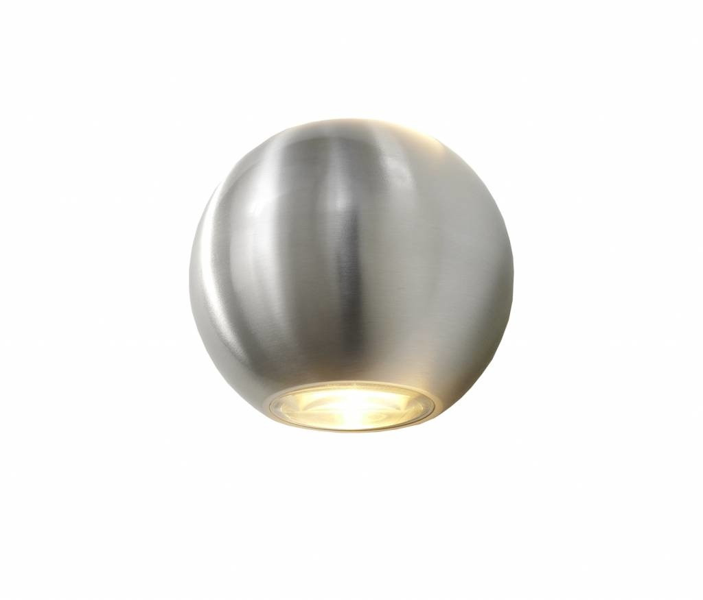 Artdelight Wandlamp Denver Ø 10 cm aluminium