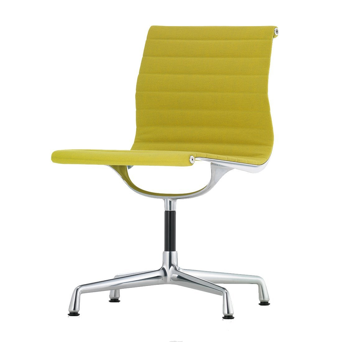 Vitra Aluminium Chair EA 101 - Hopsak Geel/Pastel Groen